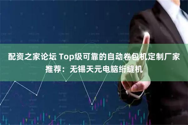 配资之家论坛 Top级可靠的自动卷包机定制厂家推荐：无锡天元电脑绗缝机
